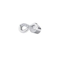 Mono orecchino Marlù Donna Sparkles in Acciaio Zirconia 31OR0029-W - 31OR0029-W